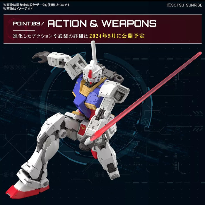 Bandai RG Gundam Ver.2.0 RX-78-2 1/144 KIT MODEL