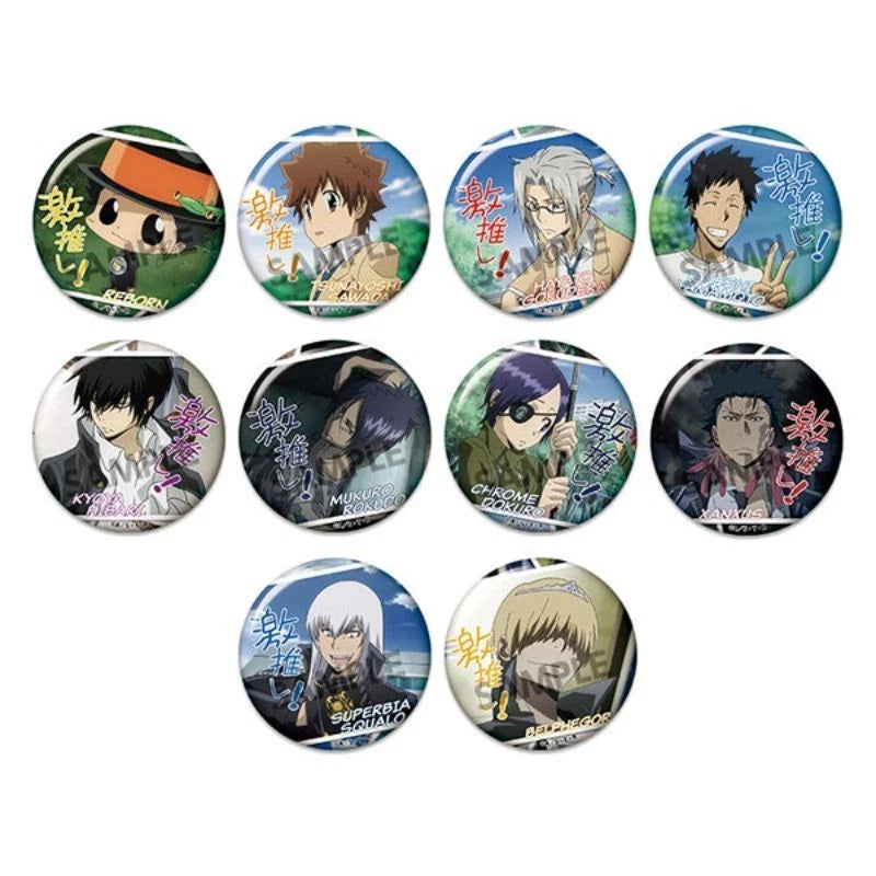 Reborn! Geki-oshi Tin Badge Collection vol.4 50Pack Box JAPAN OFFICIAL
