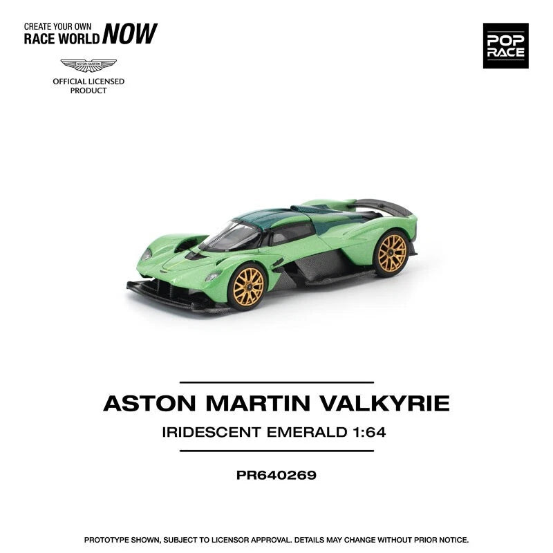 Aston Martin Valkyrie Iridescent Emerald 1/64 Voiture miniature JAPON OFFICIEL
