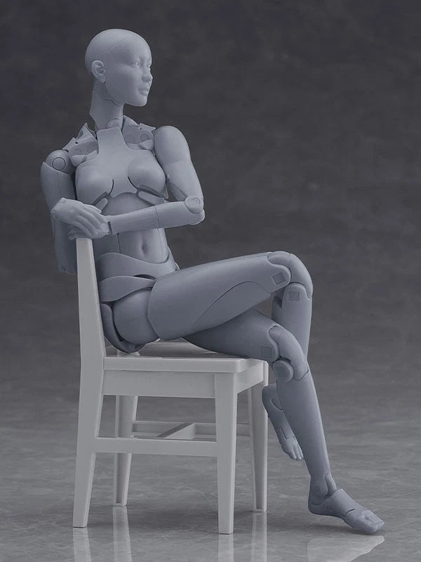 Nishimura Style Drawing Doll Olive Gray Figure JAPAN OFFICIAL