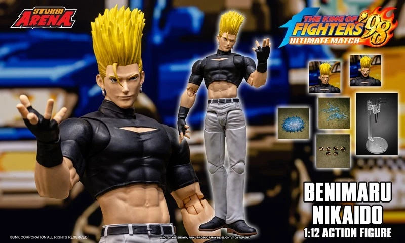 The King of Fighters '98 Ultimate Match Benimaru Nikaido Figura de acción JAPÓN