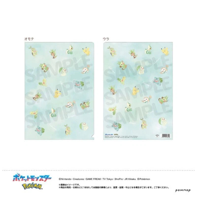 Pokemon Clear File A Pikachu & Grass JAPAN OFFICIAL