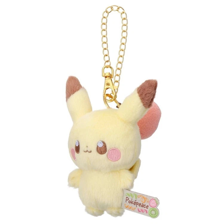 Pokemon Pokepeace Pikachu Colorful Ver. Plush Keychain JAPAN OFFICIAL