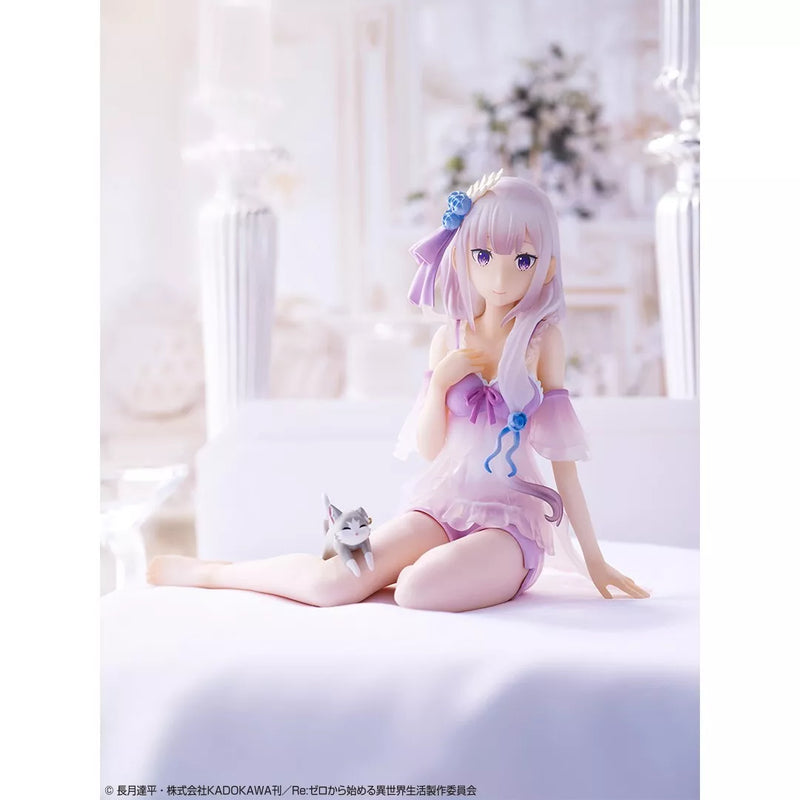 BANDAI Ichiban Kuji Re Zero Slumber Party Emilia Prize B Figure JAPAN OFFICIAL