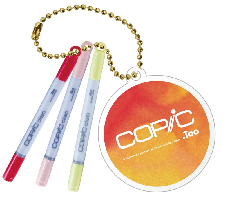 SO-TA Copic Miniature Keychain 2 Ciao & Acrea Complete Set Capsule Toy JAPAN