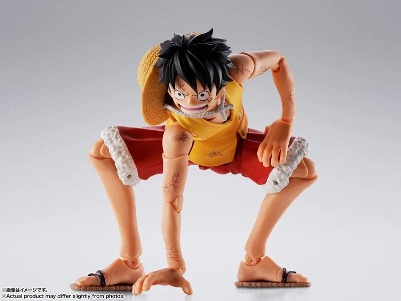 S.H.Figuarts ONE PIECE Summit War di Marineford Monkey D. Luffy Action Figure