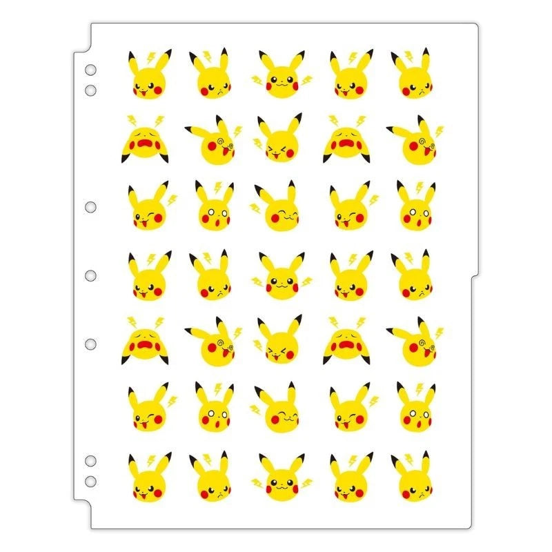 Pokemon Center Original Collection Binder Refill Pikachu & Thunder JAPAN