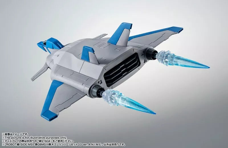 Conjunto de peças opcionais de pelotão BANDAI SIDE MS Gundam 08MS 03 ver. A.N.I.M.E. JAPÃO