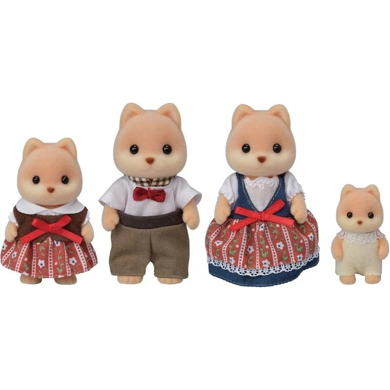 Epoch Sylvanian Families Caramel Dog Family FS-35 JAPAN OFFICIAL