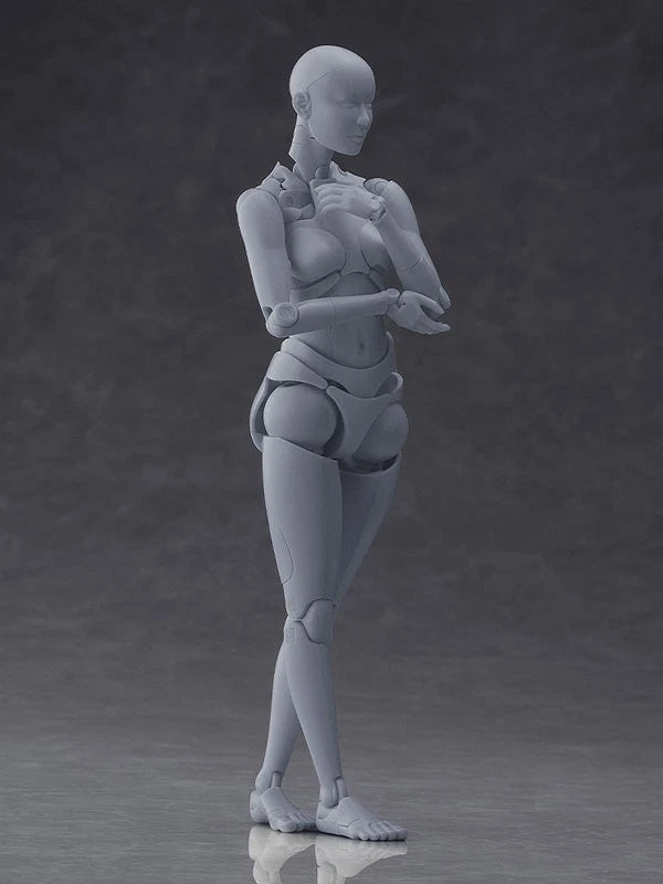 Nishimura Style Drawing Doll Olive Gray Figure JAPAN OFFICIAL