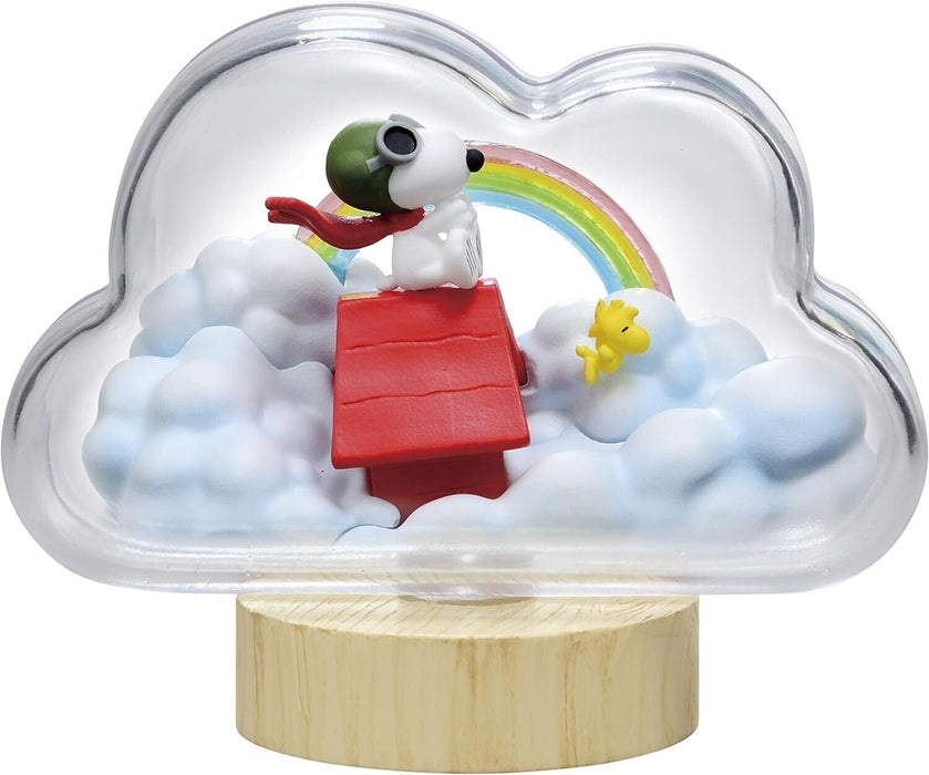 Rement Peanuts Snoopy Weather Terrarium Set completo di 6 figure Giappone ufficiale