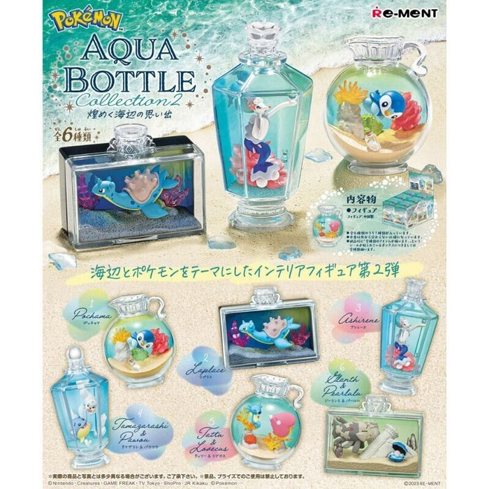 Pokemon AQUA BOTTLE collection2 Memories of the Shimmering Seaside Figure Box