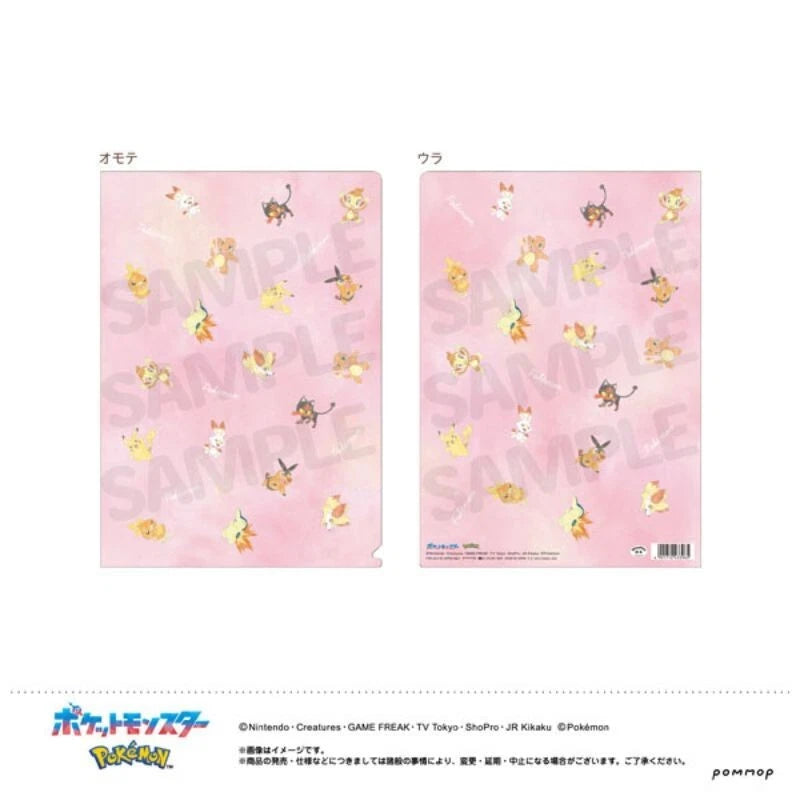 Pokemon Clear File B Pikachu & Fire JAPAN OFFICIAL