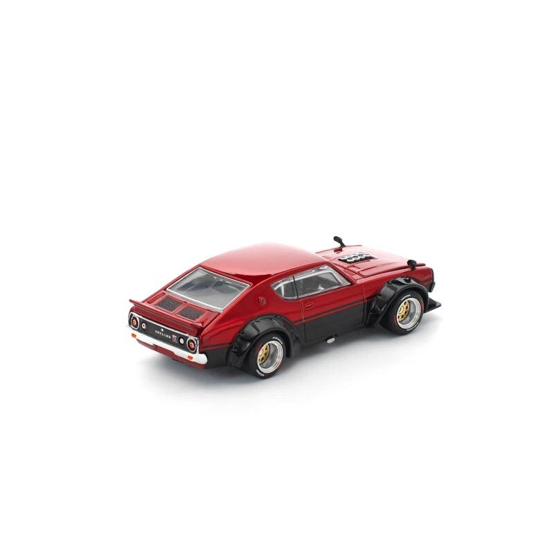 Kenmeri Skyline GT-R Red/Black KPGC110 1/64 Miniature Car JAPAN OFFICIAL