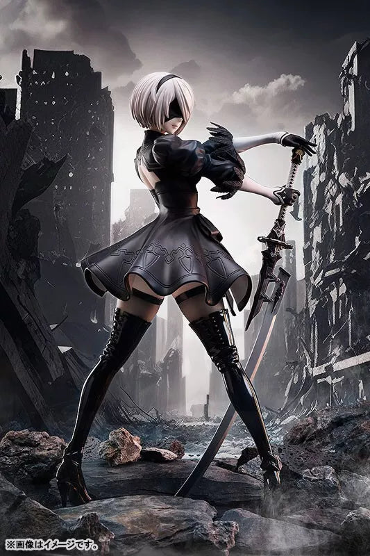 NieR:Automata Ver1.1a 2B YoRHa No.2 Typ B 1/4 Figur JAPAN OFFIZIELL