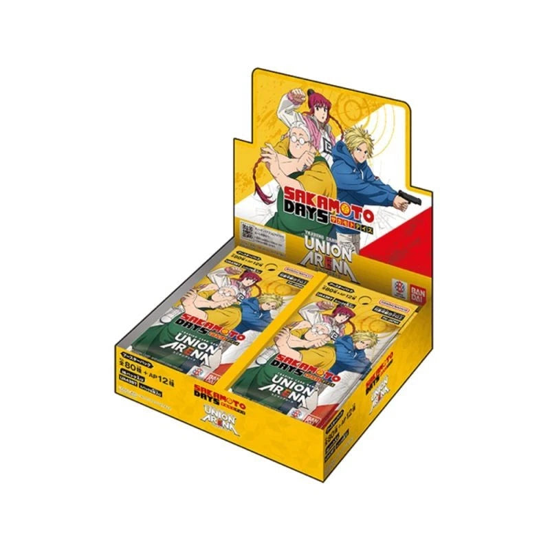BANDAI Union Arena Sakamoto Days UA43BT Booster Pack Box TCG JAPAN OFFICIAL