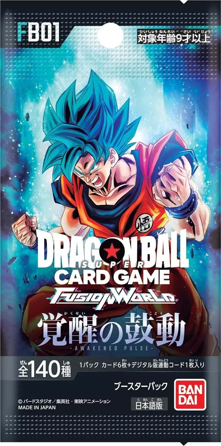 BANDAI Dragon Ball Super Card Game Fusion World FB01 Booster Box BANDAI Dragon Ball Super Card Game Fusion World FB01 Booster Box