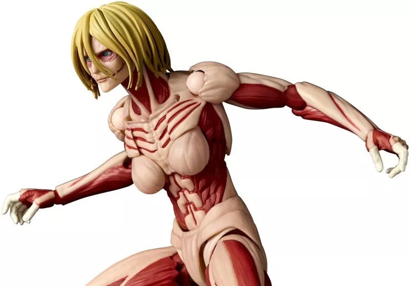 Kaiyodo Revoltech Incrível Yamaguchi Attack on Titan Figura de ação feminina Titan