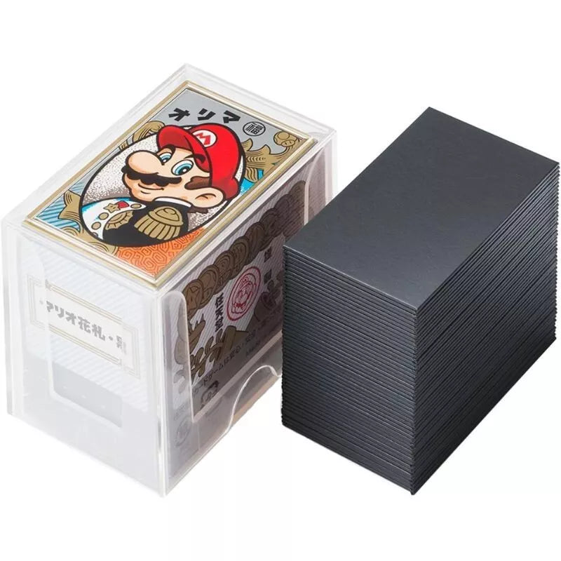 Nintendo Super Mario Bros. Hanafuda Black Playing Cards JAPAN OFFICIAL