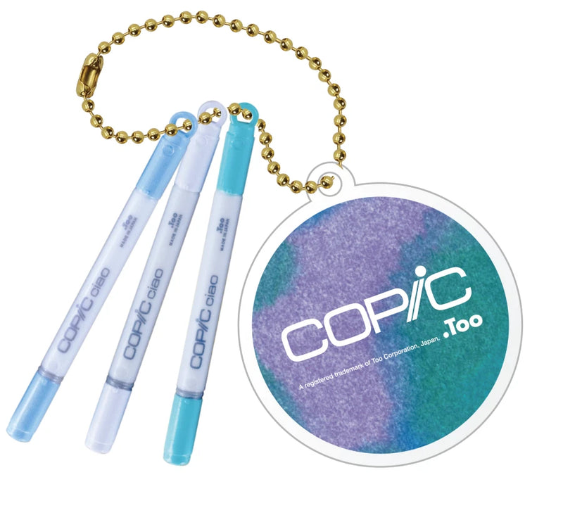 SO-TA Copic Miniature Keychain 2 Ciao & Acrea Complete Set Capsule Toy JAPAN