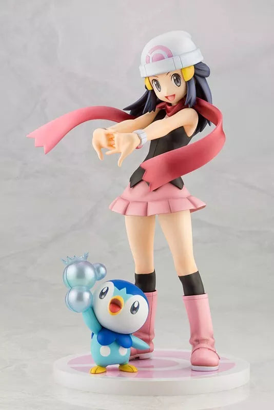 Kotobukiya Artfx J Pokemon Dawn avec Piplup 1/8 Figure Japon officiel