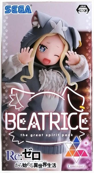 SEGA Luminasta Re:ZERO Beatrice The Great Spirit Pack Figure JAPAN OFFICIAL