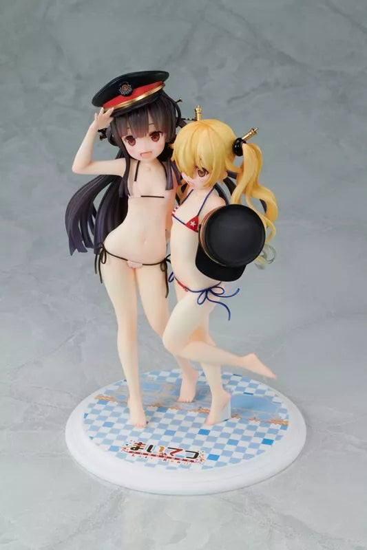 Maitetsu Letzter Lauf!! Hachiroku & Olivi 1/6 Figur JAPAN OFFIZIELL