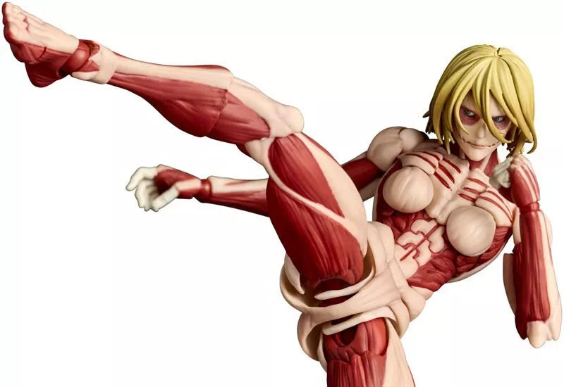 Kaiyodo Revoltech Incrível Yamaguchi Attack on Titan Figura de ação feminina Titan