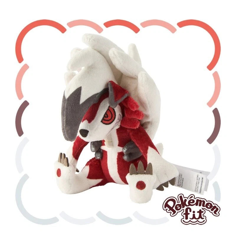 Pokemon Center Original Pokemon Fit 745 Lycanroc Midnight Form Plush Doll JAPAN
