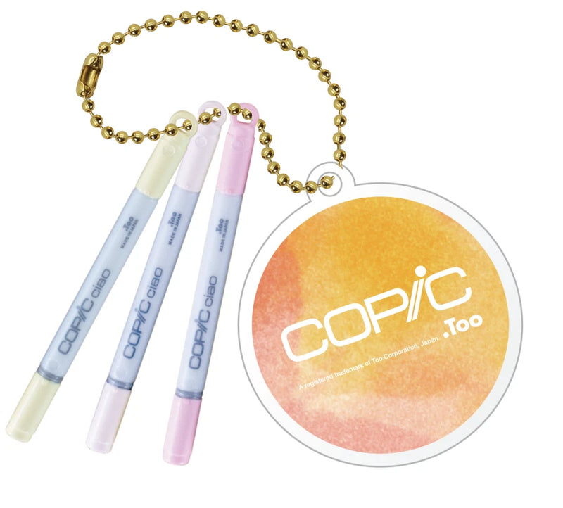SO-TA Copic Miniature Keychain 2 Ciao & Acrea Complete Set Capsule Toy JAPAN