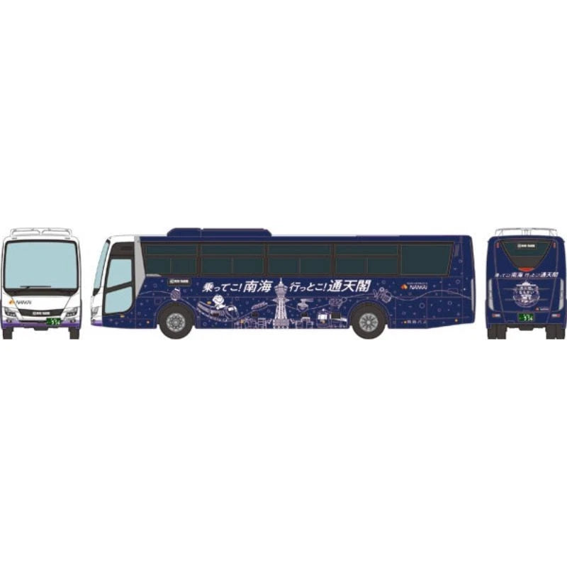 The Bus Collection Nankai Bus Tsuutenkaku Wrap Advertising Bus JAPAN OFFICIAL