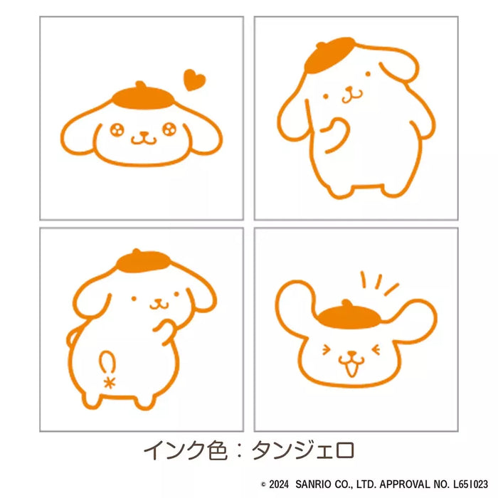 Beverly Sanrio Character Mini Stamp Pompompurin JAPAN OFFICIAL