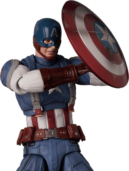 Medicom Toy Mafex No.220 Captain America Classic Suit ver. Actiefiguur Japan