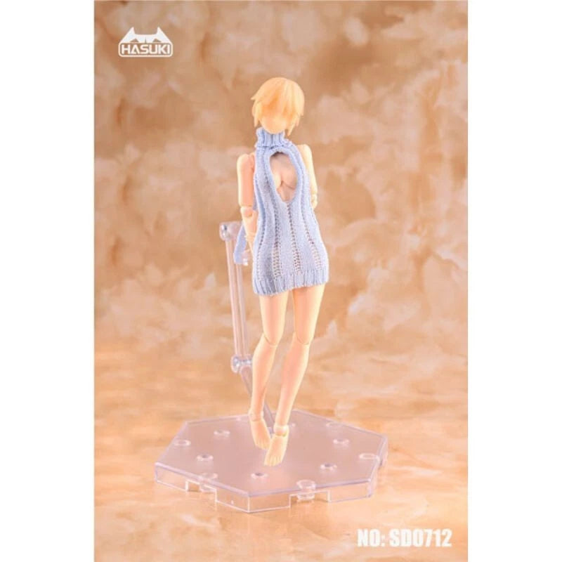 Doll Sweater Open Chest and Back ver. Light Blue SD0712 JAPAN OFFICIAL