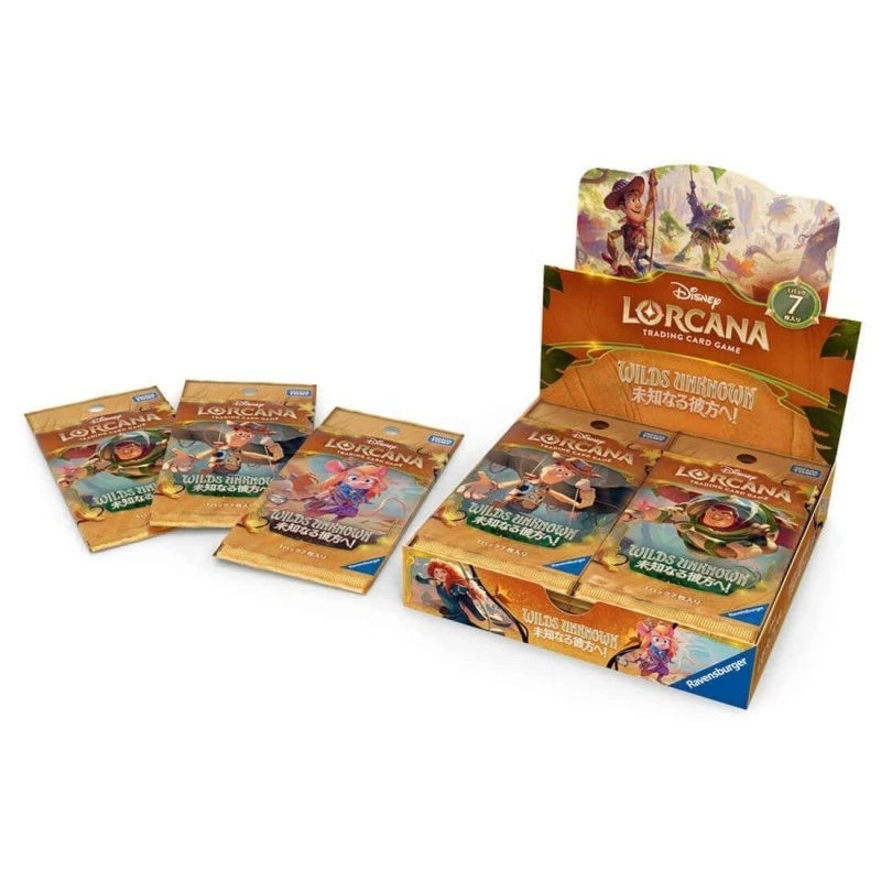 Disney Lorcana Wilds Unknown Japanese Ver. Booster Pack Box TCG JAPAN OFFICIAL