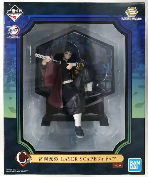 Bandai Ichiban Kuji Slayer Slayer Scape Giyu Tomioka Prêmio C Figura Japão Japão