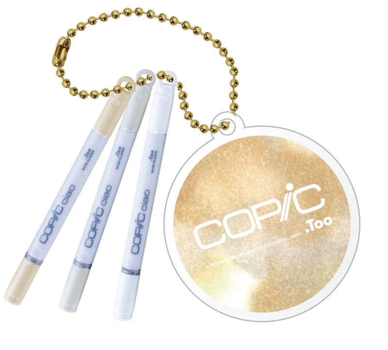 SO-TA Copic Miniature Keychain 2 Ciao & Acrea Complete Set Capsule Toy JAPAN