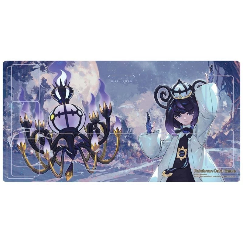 Pokemon Center Original Rubber Playmat Muk & Mega Chandelure JAPAN OFFICIAL