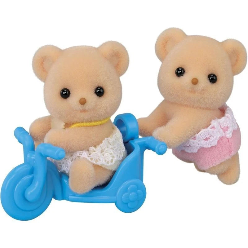 Epoch Sylvanian Families Calico Critters Biscuit Bear Twins KU-70 JAPAN OFFICIAL