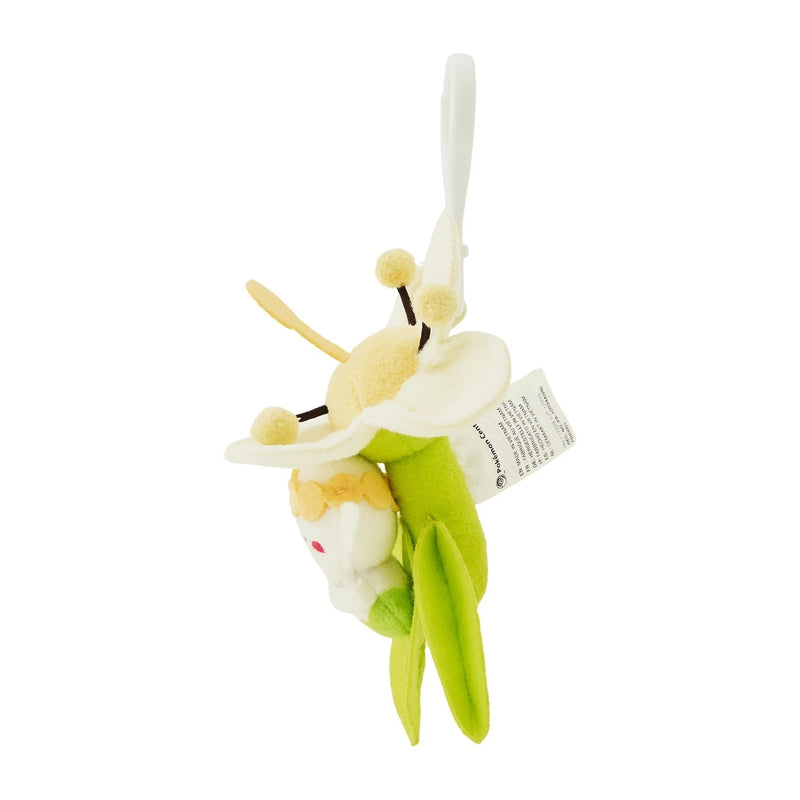 Pokemon Center Original Full Bloom Flabebe White Flower Plush Keychain JAPAN