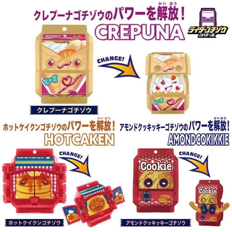 BANDAI Kamen Rider Gavv DX Rider Gochizo Set 05 3er-Set JAPAN OFFIZIELL