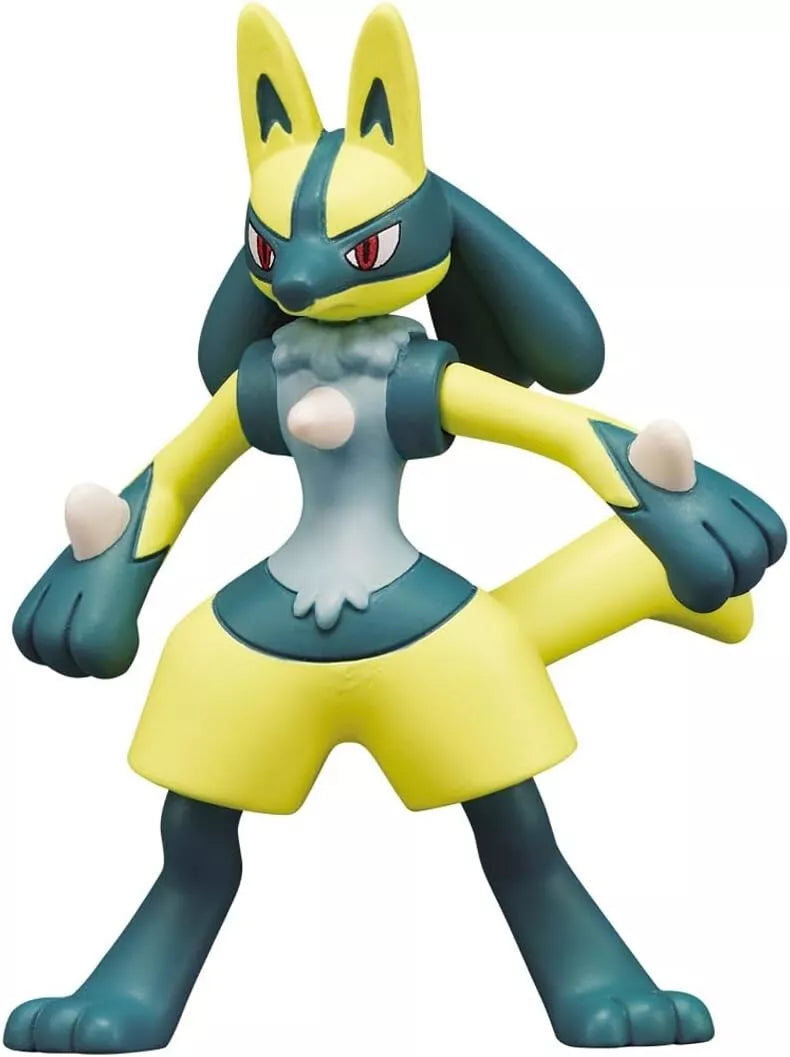 Pokemon MonColle Shiny Lucario MS-52 Figure JAPAN OFFICIAL