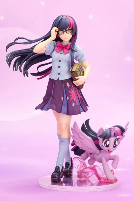 Kotobukiya meu pequeno pônei Bishoujo Twilight Sparkle 1/7 Figura Japão Oficial