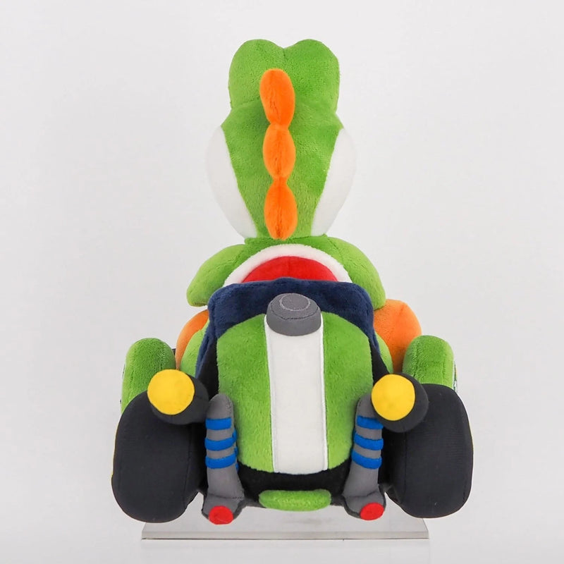 Sanei Boeki Super Mario Mario Kart World Yoshi MKW02 Plush Doll JAPAN