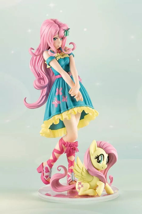 Kotobukiya mi pequeño pony bishoujo fluttershy 1/7 figura oficial de japón