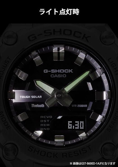 Casio G-Shock GST-B600D-1AJF G-SEEL Bluetooth Bluetooth Solar Ana-Digi Men's Watch Giappone