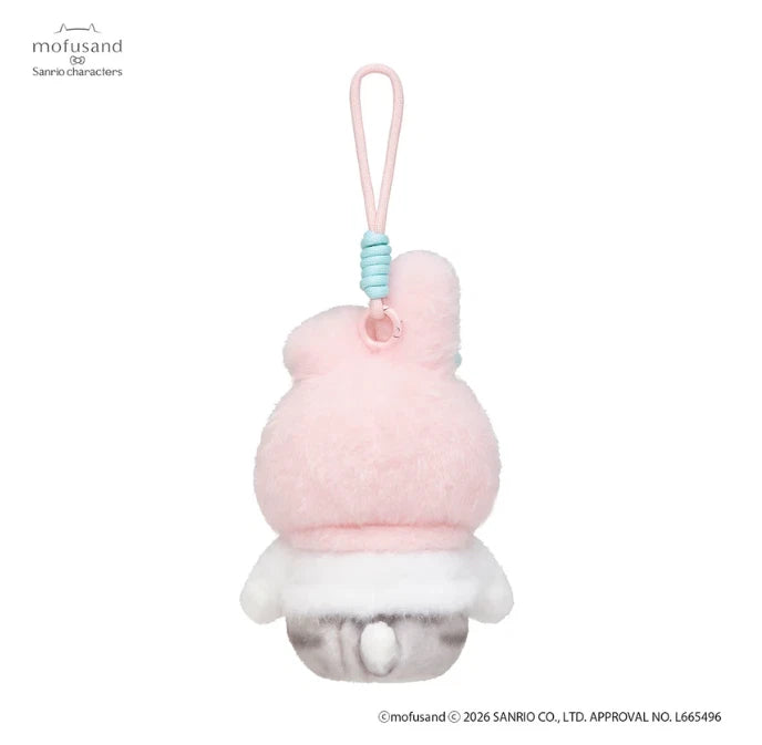 mofusand x Sanrio Characters Potefuwa Mascot My Melody Plush JAPAN OFFICIAL