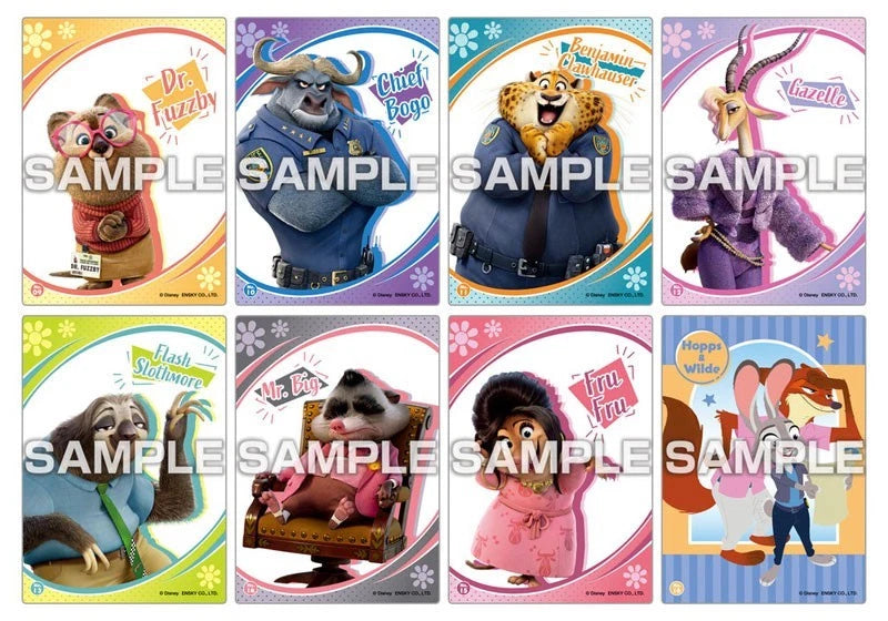 Zootopia 2 Clear Card Collection Gum 18Pack Box TCG Candy Toy JAPAN OFFICIAL