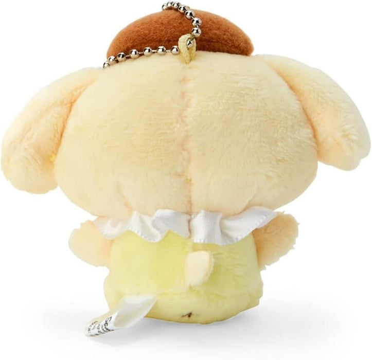 Sanrio personaje Pompompurin Baby Silla Mascot Keychain Plush Japón Oficial