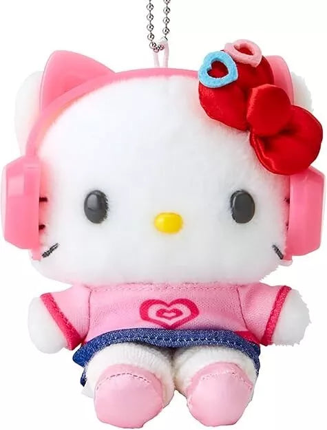 Sanrio Mascot Holder Hello Kitty Our Heisei Pops Design Plush 276103 JAPAN